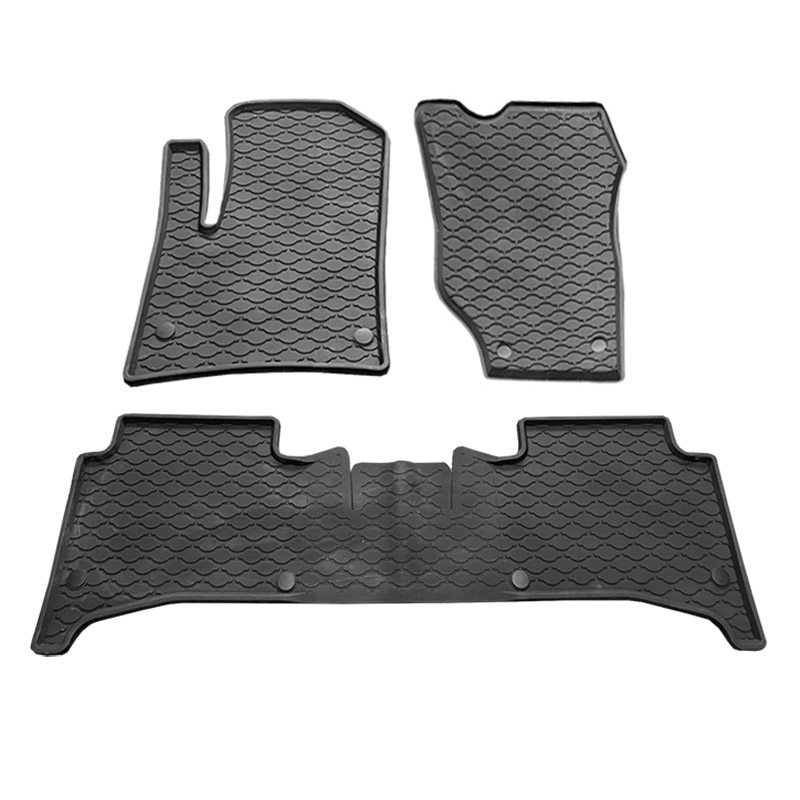 Βλησαρούλης Car Center - Πατάκια Σκαφάκια 3D Από Λάστιχο Για Porsche Cayenne 1 (9PA) (02-11) / VW Touareg 1 (7L) 02-10 "Star Diamond" 3 Τεμάχια Μαύρα