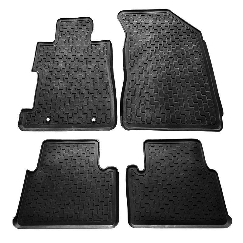 Βλησαρούλης Car Center - Πατάκια Σκαφάκια 3D Από Λάστιχο Για Honda Civic Sedan 05-11 & Hybrid "Star Diamond" 4 Τεμάχια Μαύρα