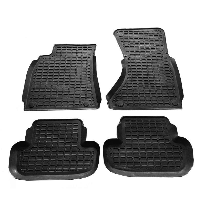 Βλησαρούλης Car Center - Πατάκια Σκαφάκια 3D Από Λάστιχο Για Audi A5 Coupe 8T 07-15 "Star Diamond" 4 Τεμάχια Μαύρα