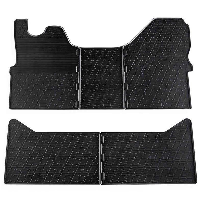 Βλησαρούλης Car Center - Πατάκια Αυτοκινήτου Gledring 0919 Iveco Daily HD Double Cabin 2014-  Μαύρο 5 Τεμάχια
