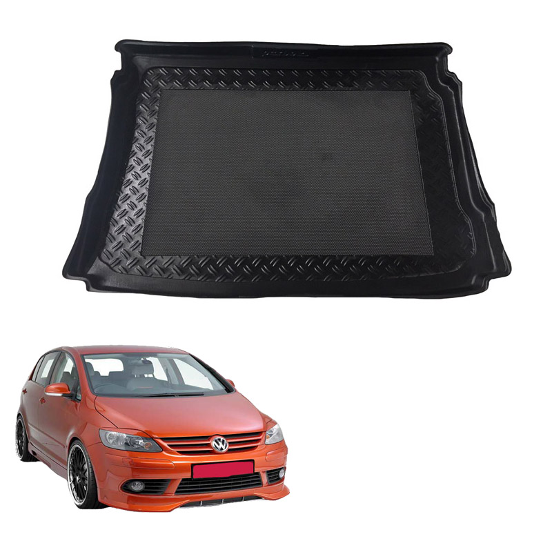 Βλησαρούλης Car Center - Πατάκι Πορτ-Παγκάζ 3D Σκαφάκι Για VW Golf V (5) Plus 03-08 Μαύρο 01-451 PEX