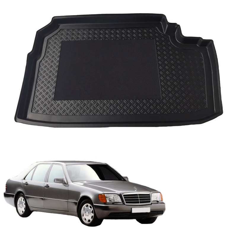 Βλησαρούλης Car Center - Πατάκι Πορτ-Παγκάζ 3D Σκαφάκι Για Mercedes-Benz S-Class W140 91-98 Μαύρο 01-115 PEX