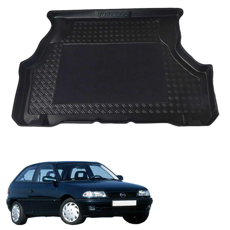 Βλησαρούλης Car Center - Πατάκι Πορτ-Παγκάζ 3D Σκαφάκι Για Opel Astra F 91-98 4D Μαύρο 01-227 PEX
