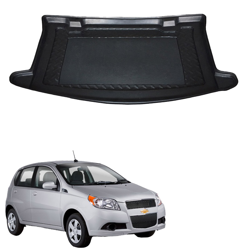Βλησαρούλης Car Center - Πατάκι Πορτ-Παγκάζ 3D Σκαφάκι Για Chevrolet Aveo Hatchback 02-11 Μαύρο CIK