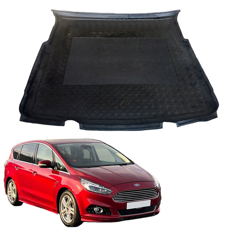 Βλησαρούλης Car Center - Πατάκι Πορτ-Παγκάζ 3D Σκαφάκι Για Ford S-Max 06-15 Μαύρο 01-364 PEX