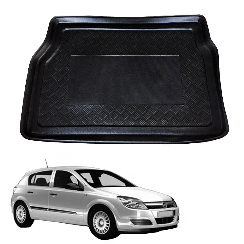 Βλησαρούλης Car Center - Πατάκι Πορτ-Παγκάζ 3D Σκαφάκι Για Opel Astra H 04-09 Hatchback Μαύρο CIK