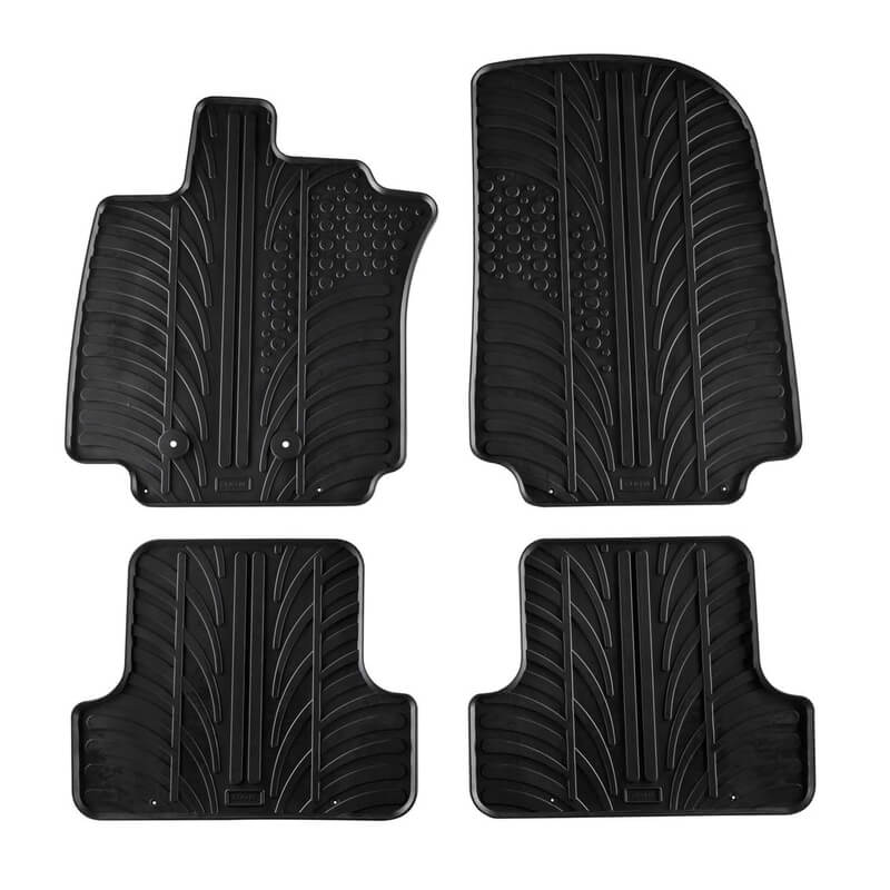 Βλησαρούλης Car Center - Πατάκια Αυτοκινήτου Gledring 0041 Renault Clio III 2005-2012 Μαύρο 4 Τεμάχια