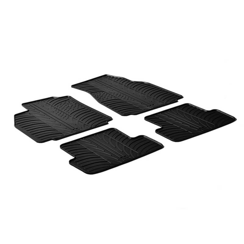 Βλησαρούλης Car Center - Πατάκια Αυτοκινήτου Gledring 0042 Renault Megane II 2002-2008 Μαύρο 4 Τεμάχια
