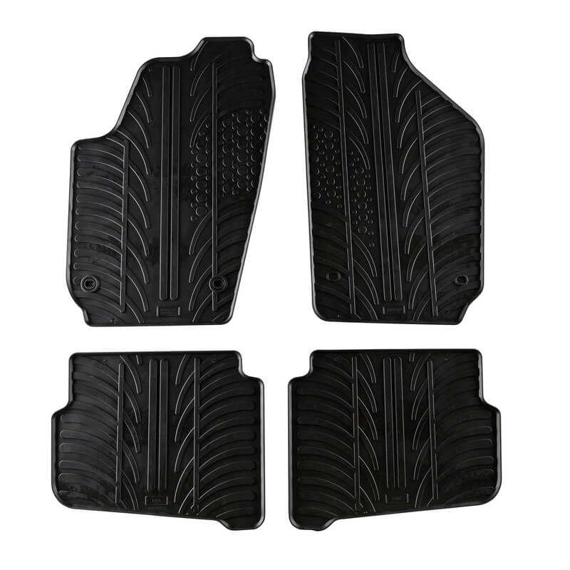 Βλησαρούλης Car Center - Πατάκια Αυτοκινήτου Gledring 0061 VW Polo 9N-9N3 2003-2008 / Seat Ibiza 6L 2003-2008 / Seat Cordoba 6L 2003-2008 Μαύρο 4 Τεμάχια