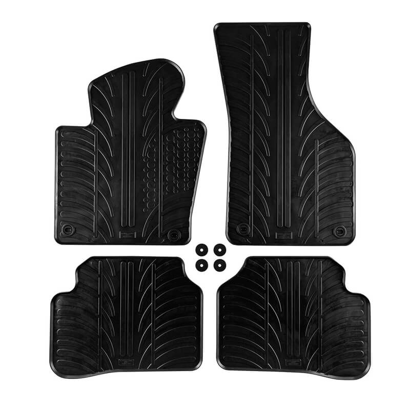 Βλησαρούλης Car Center - Πατάκια Αυτοκινήτου Gledring 0063 VW Passat B6/3C 2005-2010 Μαύρο 4 Τεμάχια