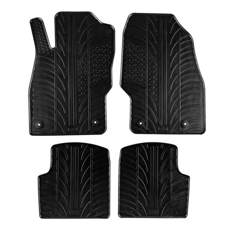 Βλησαρούλης Car Center - Πατάκια Αυτοκινήτου Gledring 0080 Opel Corsa D 2006-2014 Μαύρο 4 Τεμάχια