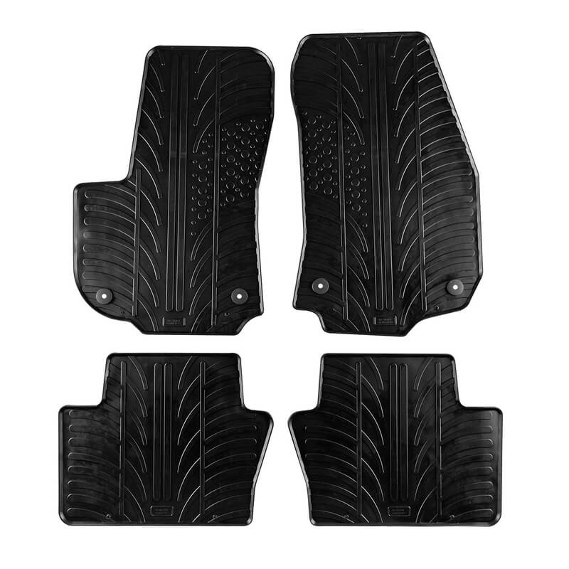 Βλησαρούλης Car Center - Πατάκια Αυτοκινήτου Gledring 0084 Opel Zafira B 2005-2014 Μαύρο 4 Τεμάχια
