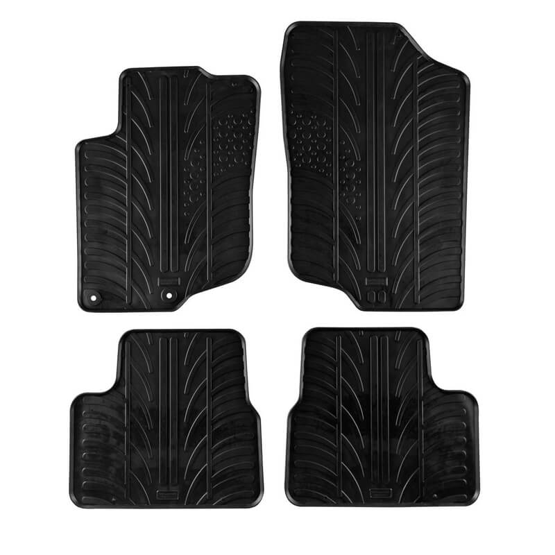 Βλησαρούλης Car Center - Πατάκια Αυτοκινήτου Gledring 0151 Peugeot 207 2006-2012 Μαύρο 4 Τεμάχια