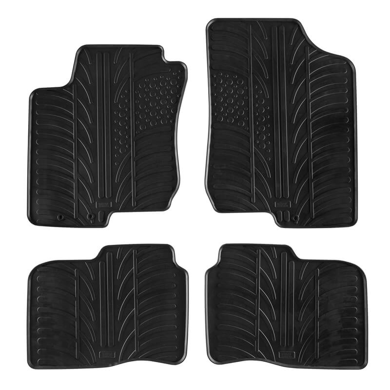 Βλησαρούλης Car Center - Πατάκια Αυτοκινήτου Gledring 0190 HYUNDAI I30 2007-2012/ KIA CEE΄D 2007-2012 Μαύρο 4 Τεμαχίων