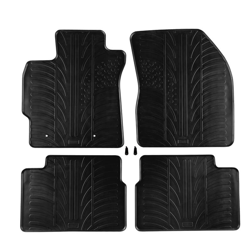 Βλησαρούλης Car Center - Πατάκια Αυτοκινήτου Gledring 0260 Toyota Auris 2007-2012 / Corolla Sedan 2007-2013 Μαύρο 4 Τεμάχια