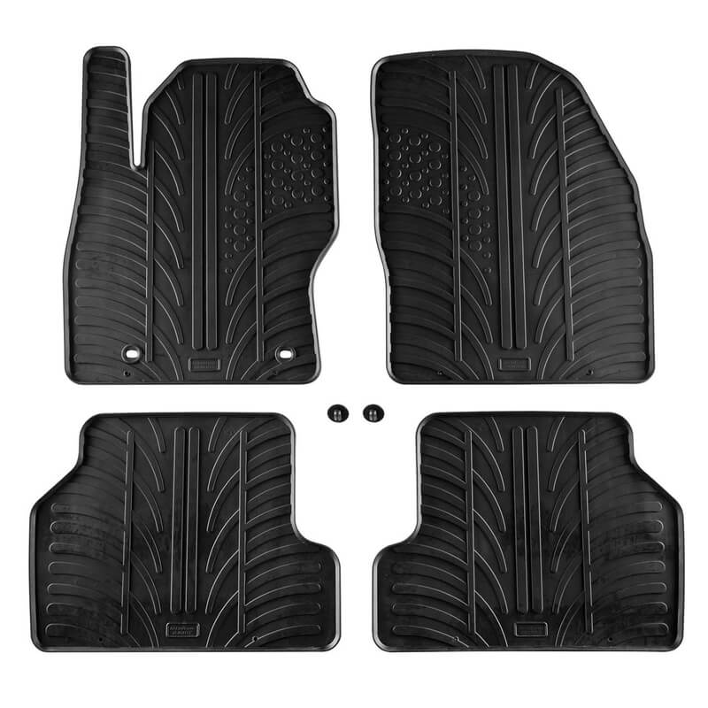 Βλησαρούλης Car Center - Πατάκια Αυτοκινήτου Gledring 0281 Ford Focus 2004-2011 Μαύρο 4 Τεμάχια