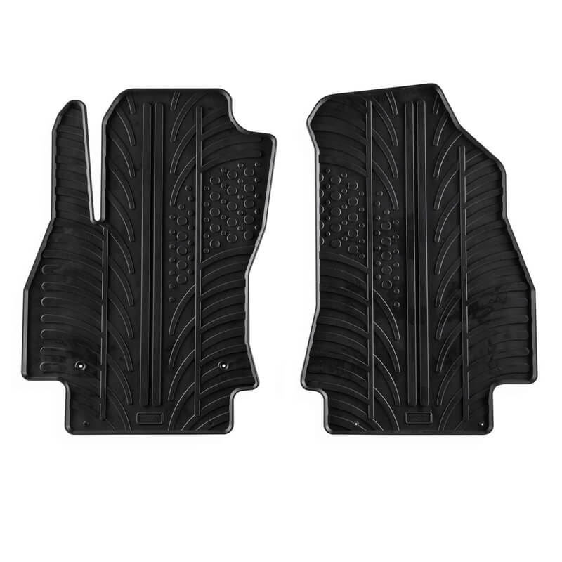 Βλησαρούλης Car Center - Πατάκια Αυτοκινήτου Gledring 0923 Fiat Fiorino 2008-2013 / Peugeot Bipper 2008-2013 / Citroen Nemo 2007-2015 Μαύρο 2 Τεμάχια