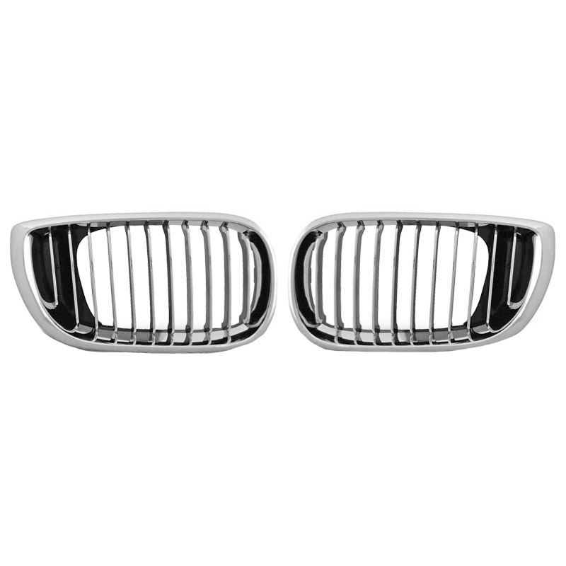 Βλησαρούλης Car Center - Καρδιές Μάσκας Για Bmw 3 E46 02-05 Sedan/Touring  Χρωμίου 2 Τεμάχια