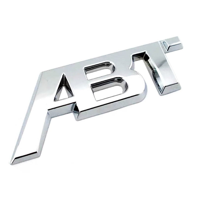 Βλησαρούλης Car Center - Αυτοκόλλητο Σήμα 3D Τύπου "ABT" 11.5x5.5cm 1 Τεμάχιο