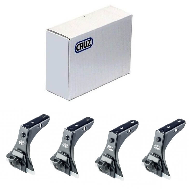 Βλησαρούλης Car Center - Πόδια / Άκρα Για Μπάρες & Σχάρες Οροφής CRUZ LCV 933-010 Νεροχύτη Universal 10cm Σετ 4 Τεμάχια