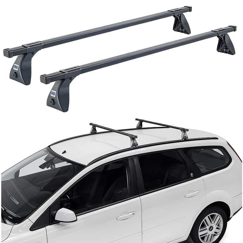 Βλησαρούλης Car Center - Μπάρες Οροφής Σιδερένιες CRUZ 921-100 Optima OS-105cm Μαύρες 2 Τεμάχια