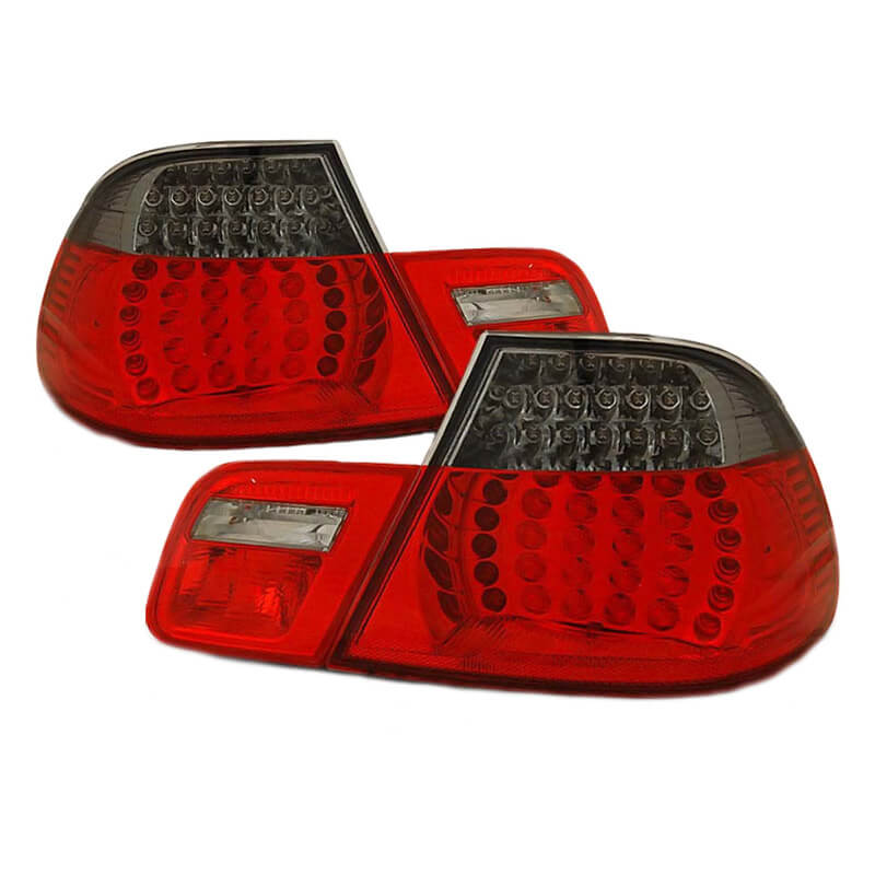 Βλησαρούλης Car Center - Πισινά Φανάρια Set Για Bmw 3 E46 Coupe 99-03 Led Red/Smoke Eagle Eyes