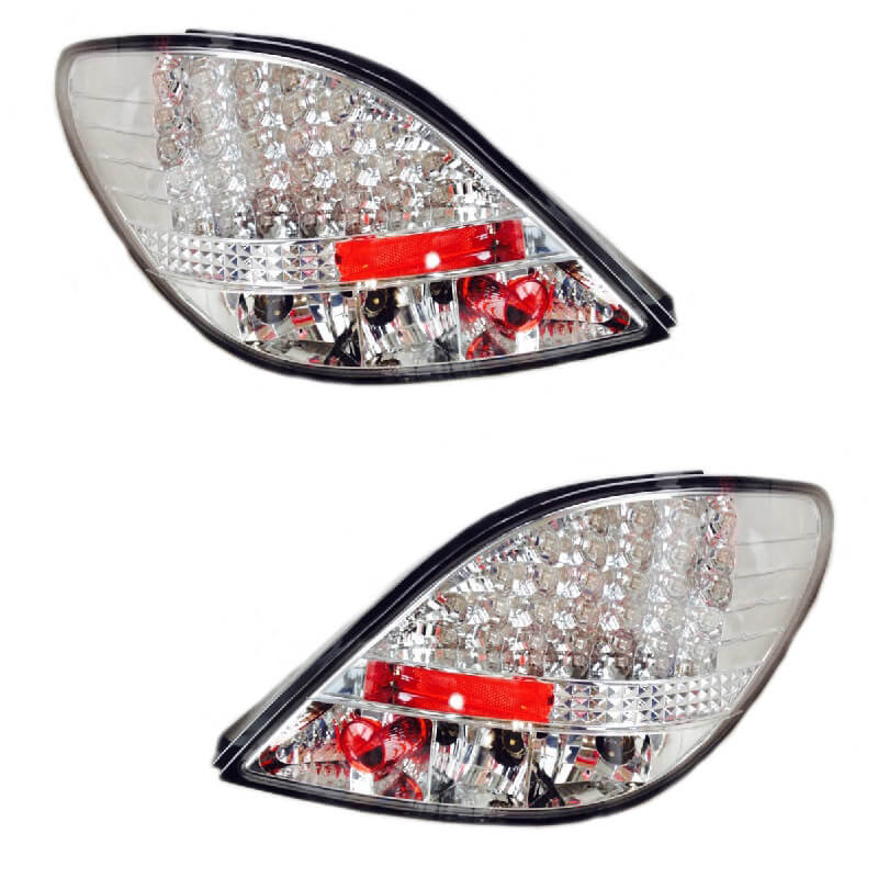 Βλησαρούλης Car Center - Πισινά Φανάρια Set Για Peugeot 207 06-09 Led Chrome JunYan