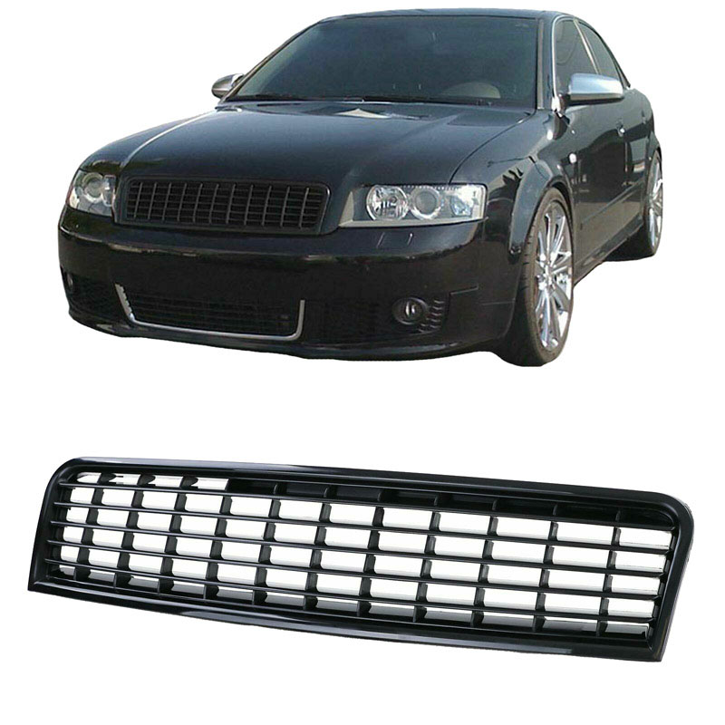 Βλησαρούλης Car Center - Μάσκα Για Audi A4 B6 8E 00-04 Χωρίς Σήμα Μαύρο Ματ 1 Τεμάχιο
