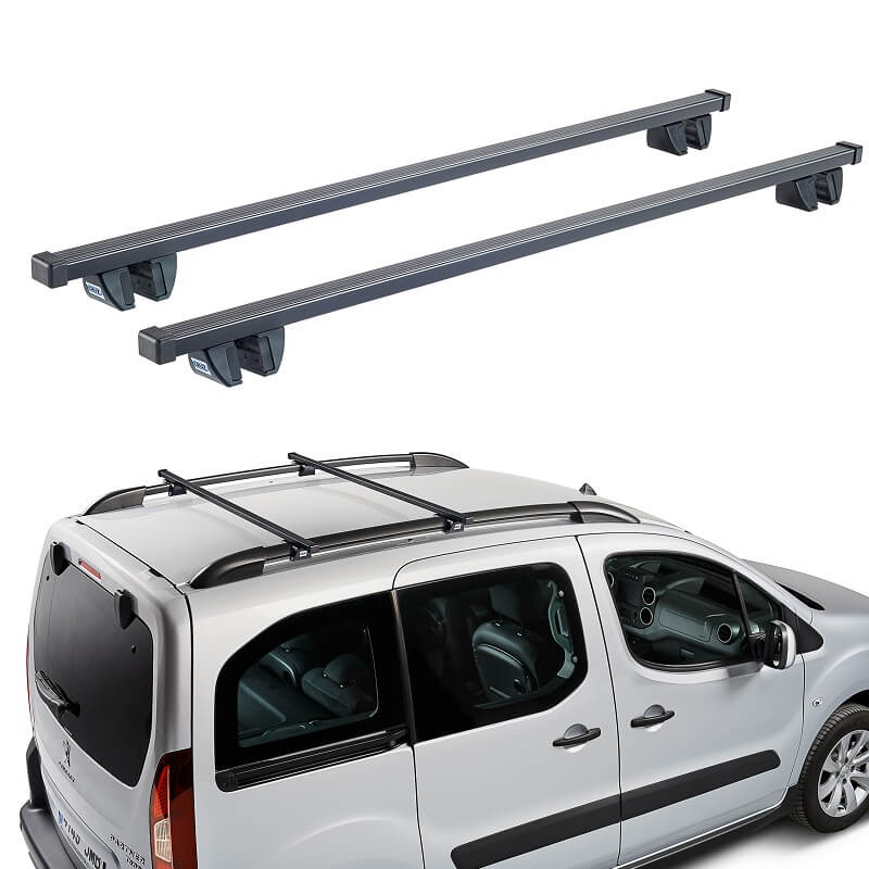 Βλησαρούλης Car Center - Μπάρες Οροφής Σιδερένιες CRUZ 921-936 Oplus SR+130cm Railing System Μαύρες 2 Τεμάχια