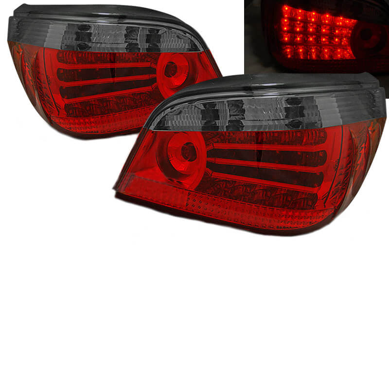 Βλησαρούλης Car Center - Πισινά Φανάρια Set Για Bmw 5 E60 03-07 Led Κόκκινο/Φιμέ Eagle Eyes