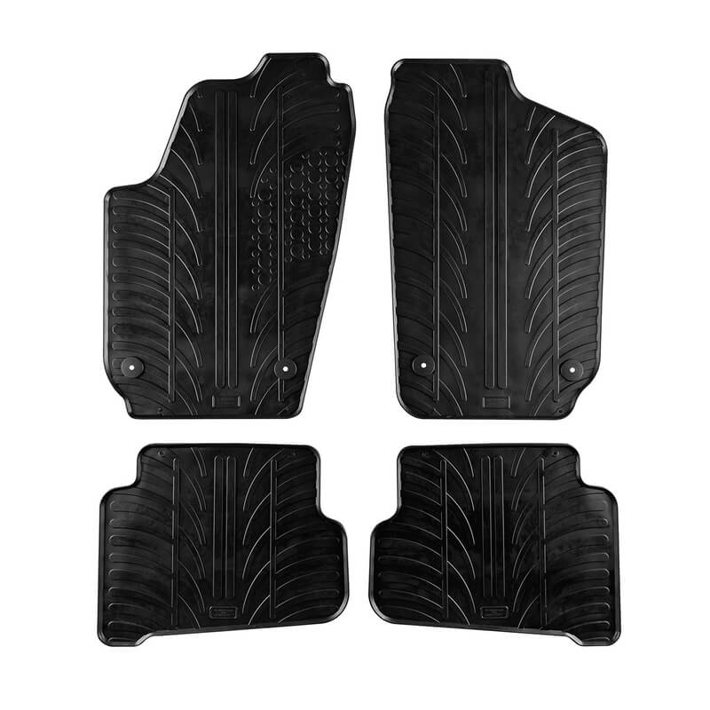 Βλησαρούλης Car Center - Πατάκια Αυτοκινήτου Gledring 0065 VW Polo 2009-2017 Μαύρο 4 Τεμάχια