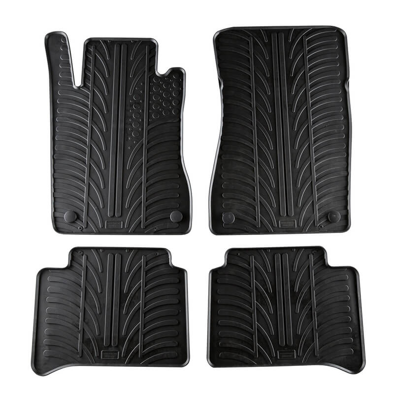 Βλησαρούλης Car Center - Πατάκια Αυτοκινήτου Gledring 0324 Mercedes Ε-Class W211 2002-2009 / CLS W219  Μαύρο 4 Τεμάχια