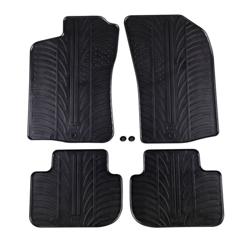 Βλησαρούλης Car Center - Πατάκια Αυτοκινήτου Gledring 0340 Alfa Romeo 147 2000-2009 / GT 2004-10 Μαύρο 4 Τεμάχια
