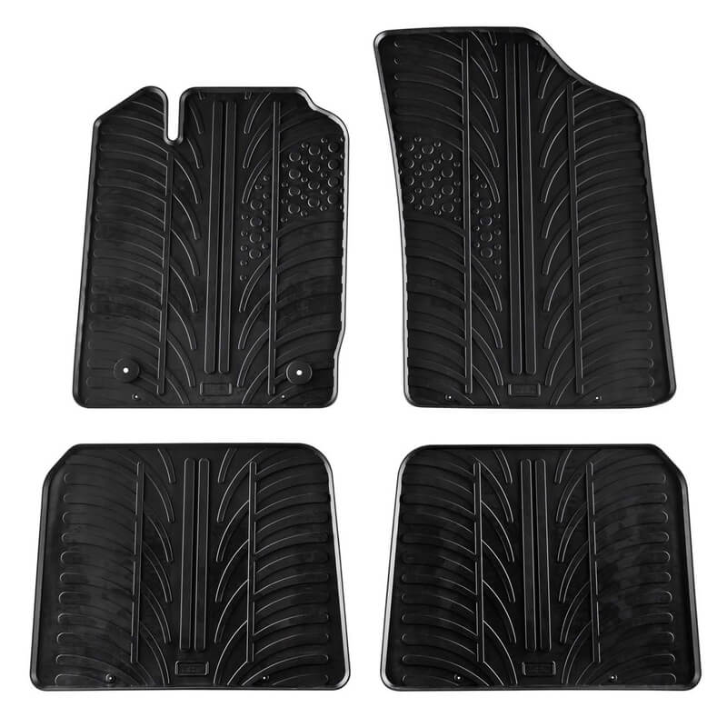 Βλησαρούλης Car Center - Πατάκια Αυτοκινήτου Gledring 0048 Renault Thalia / Clio II 1998-2005 Μαύρο 4 Τεμάχια