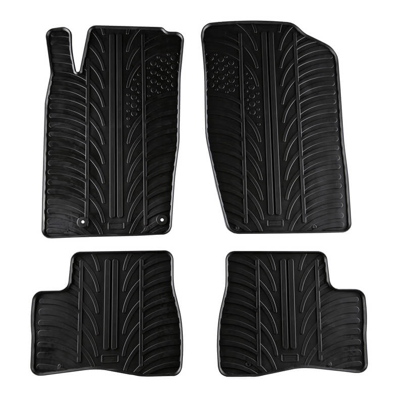 Βλησαρούλης Car Center - Πατάκια Αυτοκινήτου Gledring 0153 Peugeot 206 1998-2013 / 206 Station Wagon 2002- Μαύρο 4 Τεμάχια