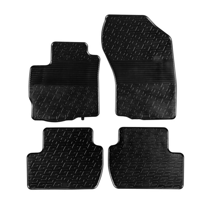 Βλησαρούλης Car Center - Πατάκια Αυτοκινήτου Gledring 0155 Peugeot 4007 2008-2012/ Citroen Crosser 2008-2013/ Mitsubishi Outlander 2007-2012 Μαύρο 4 Τεμαχίων