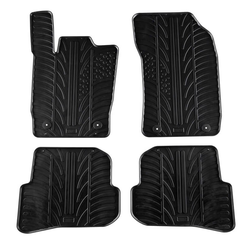 Βλησαρούλης Car Center - Πατάκια Αυτοκινήτου Gledring 0244 Audi A1 8X 2010-2018  Μαύρο 4 Τεμάχια