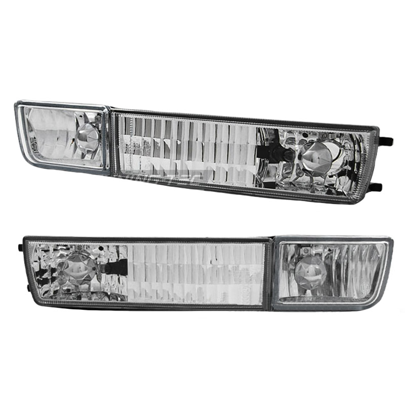 Βλησαρούλης Car Center - Μπροστινά Φλας Για Vw Golf 3 91-98 / Vento 92-98 Με Προβολάκι Χρώμιο 4 Τεμάχια