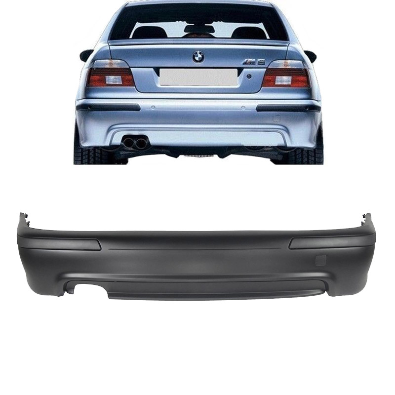 Βλησαρούλης Car Center - Πισινός Προφυλακτήρας Για Bmw 5 E39 95-03 Sedan M5 Look Με Μονή Εξάτμιση