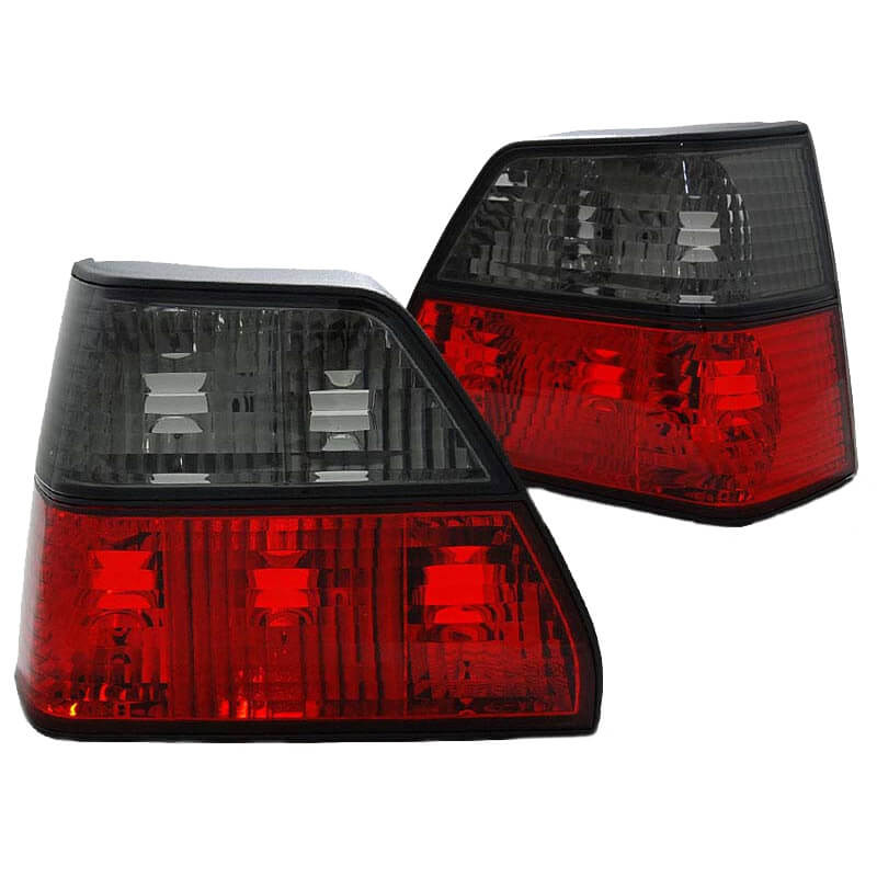Βλησαρούλης Car Center - Πισινά Φανάρια Set Για Vw Golf II (2) 83-92 Κόκκινο/Smokel Depo