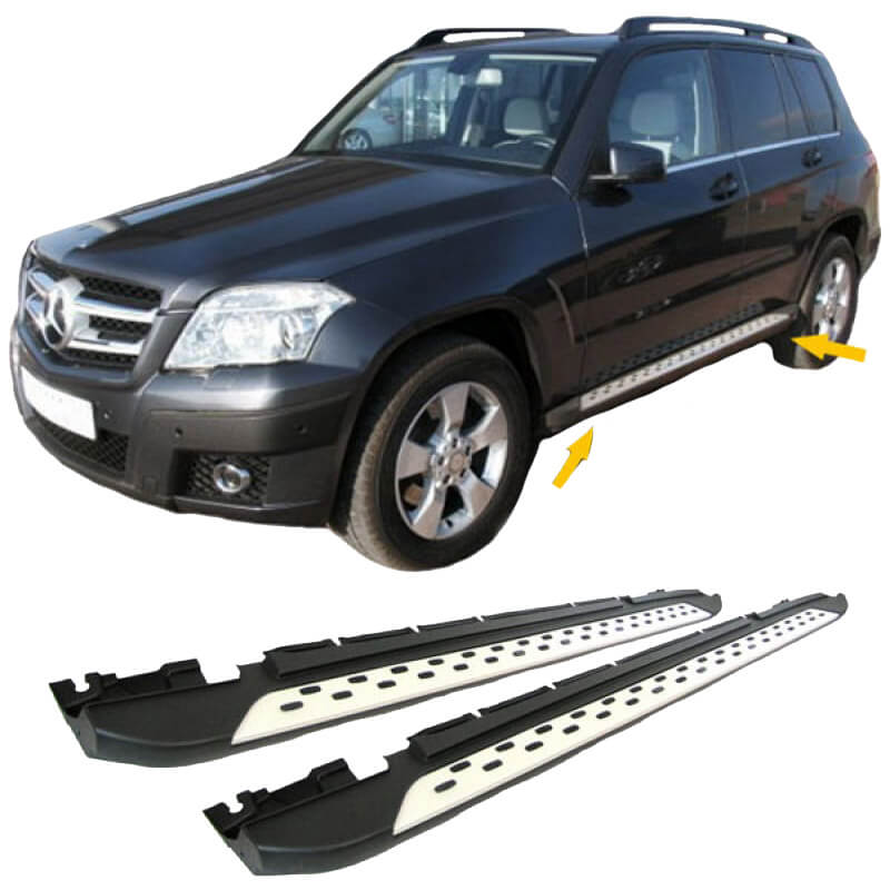 Βλησαρούλης Car Center - Πλαινά Σκαλοπάτια Για Mercedes-Benz GLK-Class (X204) 08-15 2 Τεμάχια