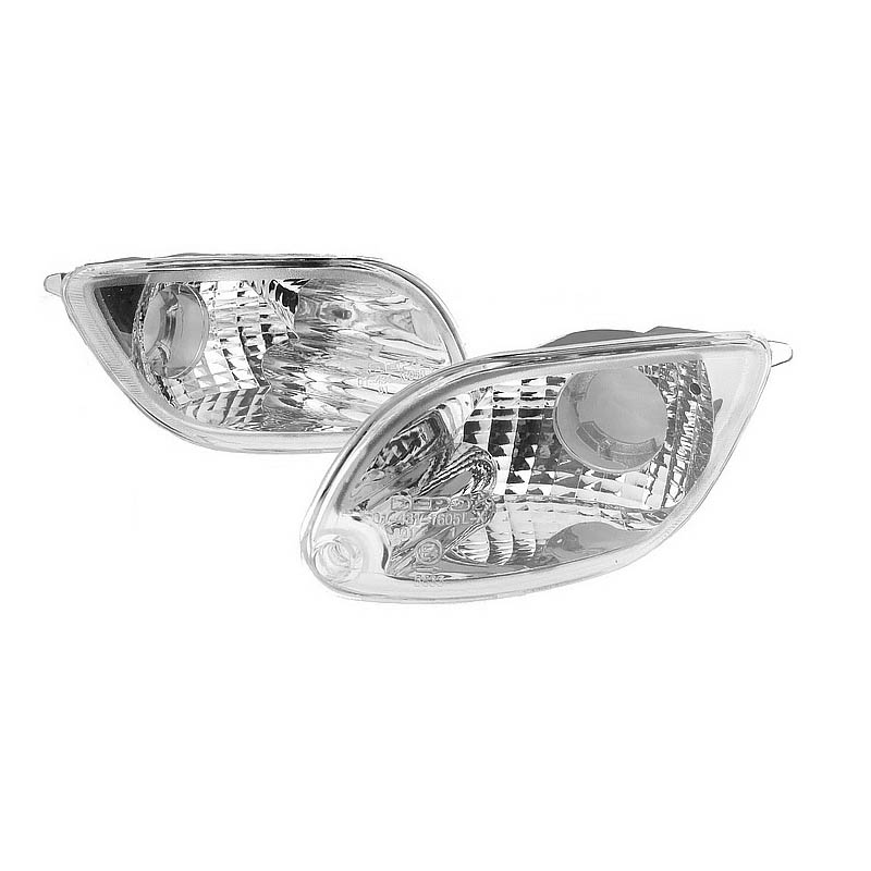 Βλησαρούλης Car Center - Μπροστινά Φλας Για Ford Focus 98-01 Χρώμιο 2 Τεμάχια Depo