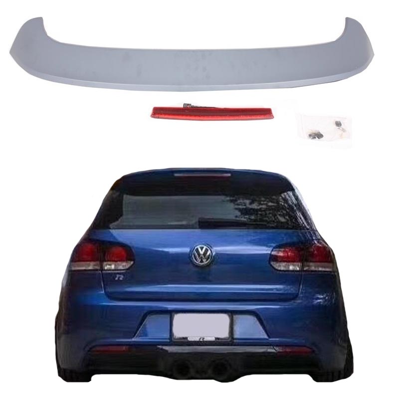 Βλησαρούλης Car Center - Αεροτομή Οροφής Για VW Golf VI (6) 08-11 GTI / R20 Look Με Στοπάκι Abs Πλαστικό