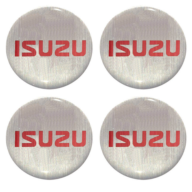 Βλησαρούλης Car Center - Αυτοκόλλητα Κέντρου Ζαντών Isuzu Από Σμάλτο 60mm Set 4 Τεμάχια