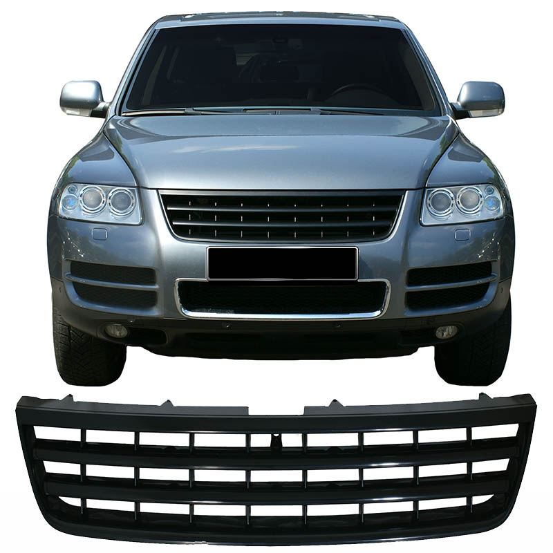 Βλησαρούλης Car Center - Μάσκα Για Vw Touareg 7L 02-06 Χωρίς Σήμα Μαύρη 1 Τεμάχιο