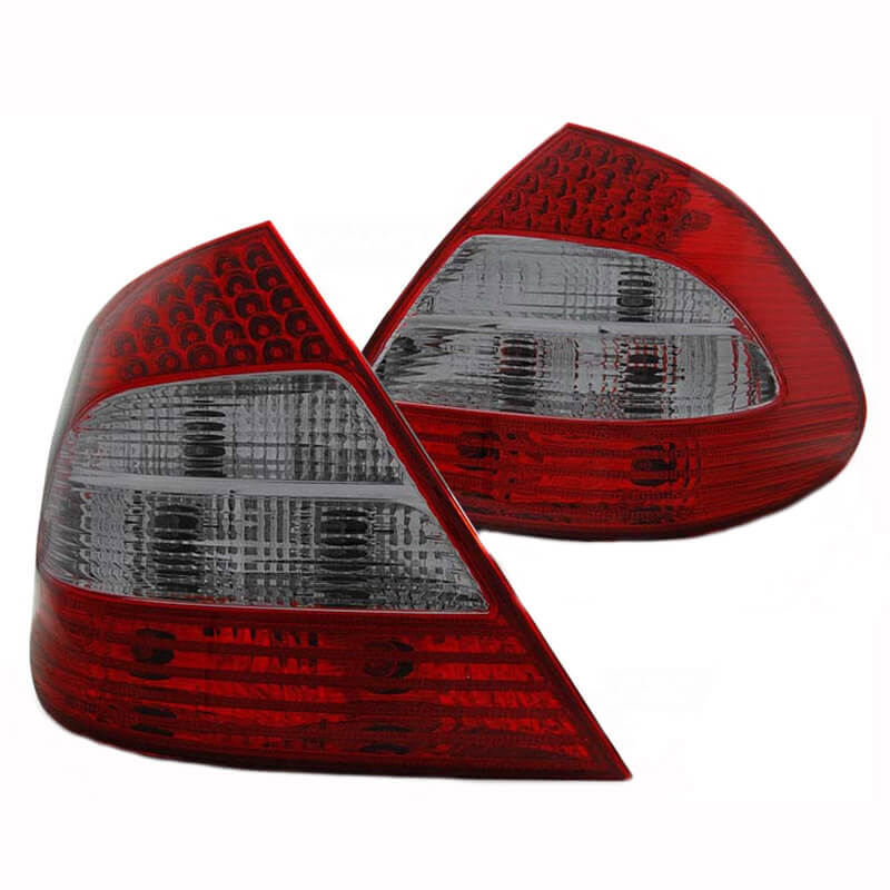 Βλησαρούλης Car Center - Πισινά Φανάρια Set Για Mercedes-Benz E-Class W211 02-06 Led Κόκκινο/Φιμέ Depo