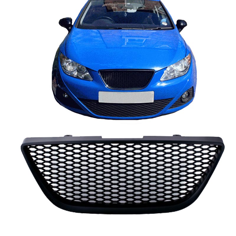 Βλησαρούλης Car Center - Μάσκα Για Seat Ibiza 6J 08-12 Κυψελωτή Μαύρη 1 Τεμάχιο