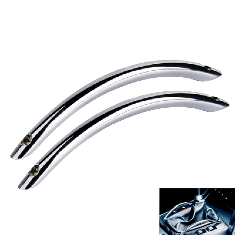 Βλησαρούλης Car Center - Μπάρες Ταχυτήτων Gear Bars "TT" 15cm x 2.9cm Χρωμίου 2 Τεμάχια