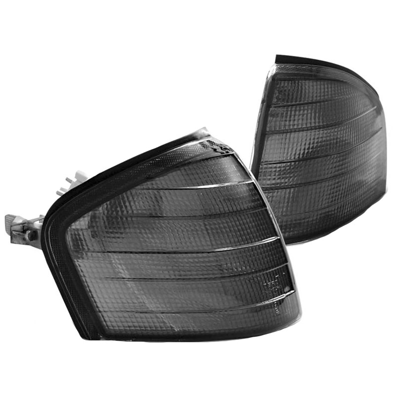 Βλησαρούλης Car Center - Μπροστινά Φλας Για Mercedes-Benz C-Class W202 93-00 Smoke 2 Τεμάχια Depo