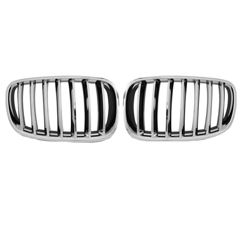 Βλησαρούλης Car Center - Καρδιές Μάσκας Για Bmw X5 E70 07-13 / X6 E71 08-14 Χρωμίου 2 Τεμάχια